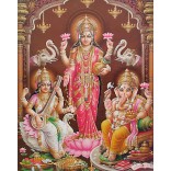 Goddess Lakshmi - Goddess Saraswathi - Ganesha
